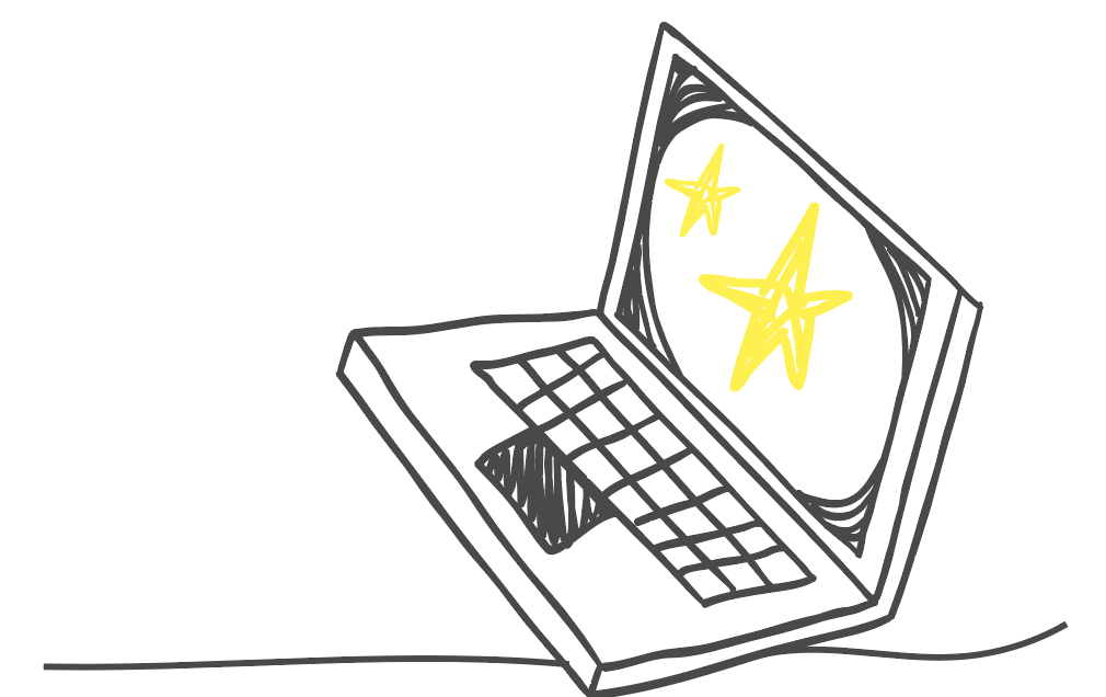 illustration of laptop
