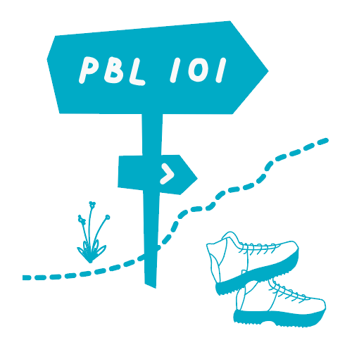 sign 'PBL sign' on trail
