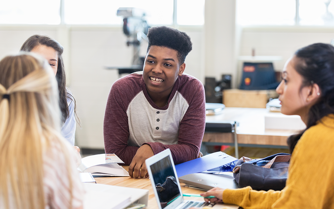 students in classroom