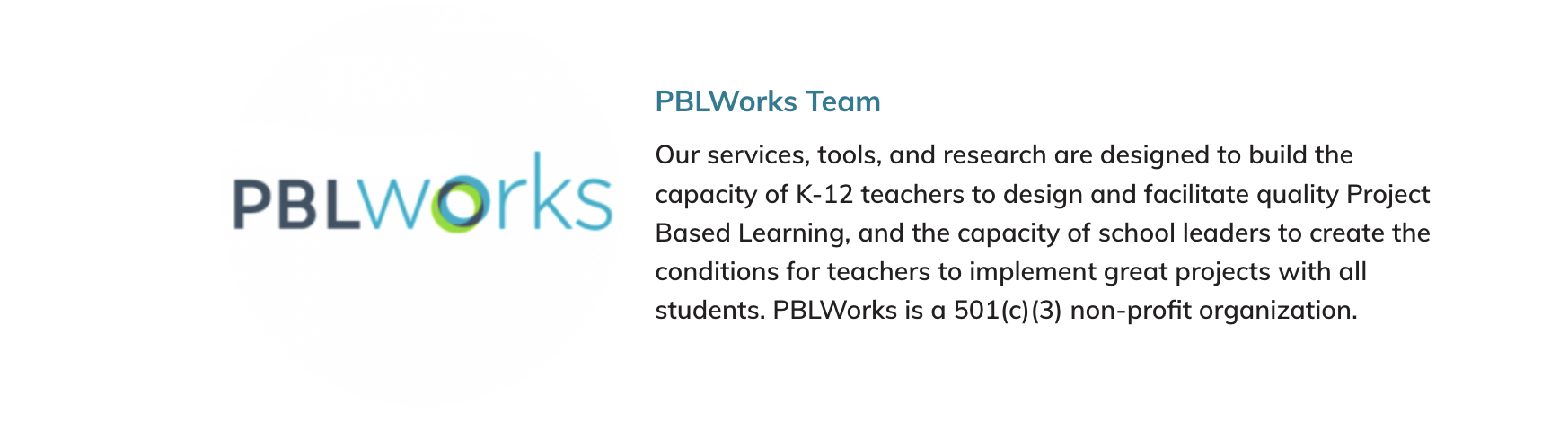 PBLWorks TEAM