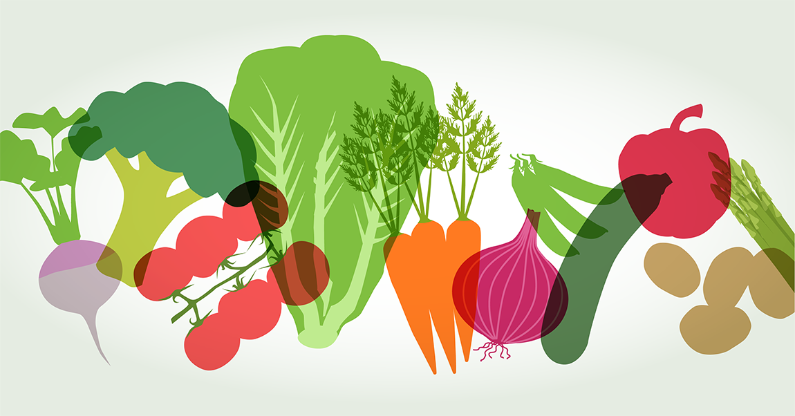 illustration of vegetables