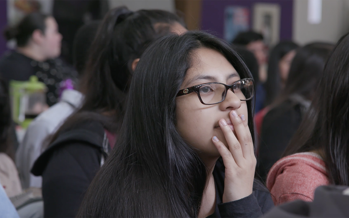 student looking thoughtful