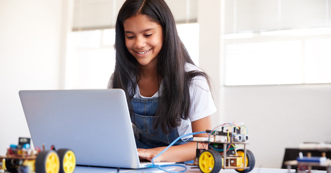 girl laptop