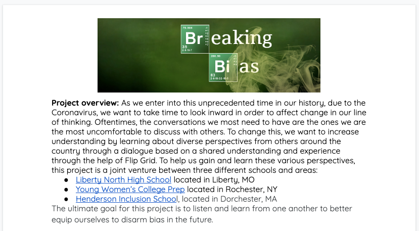 preview of google doc