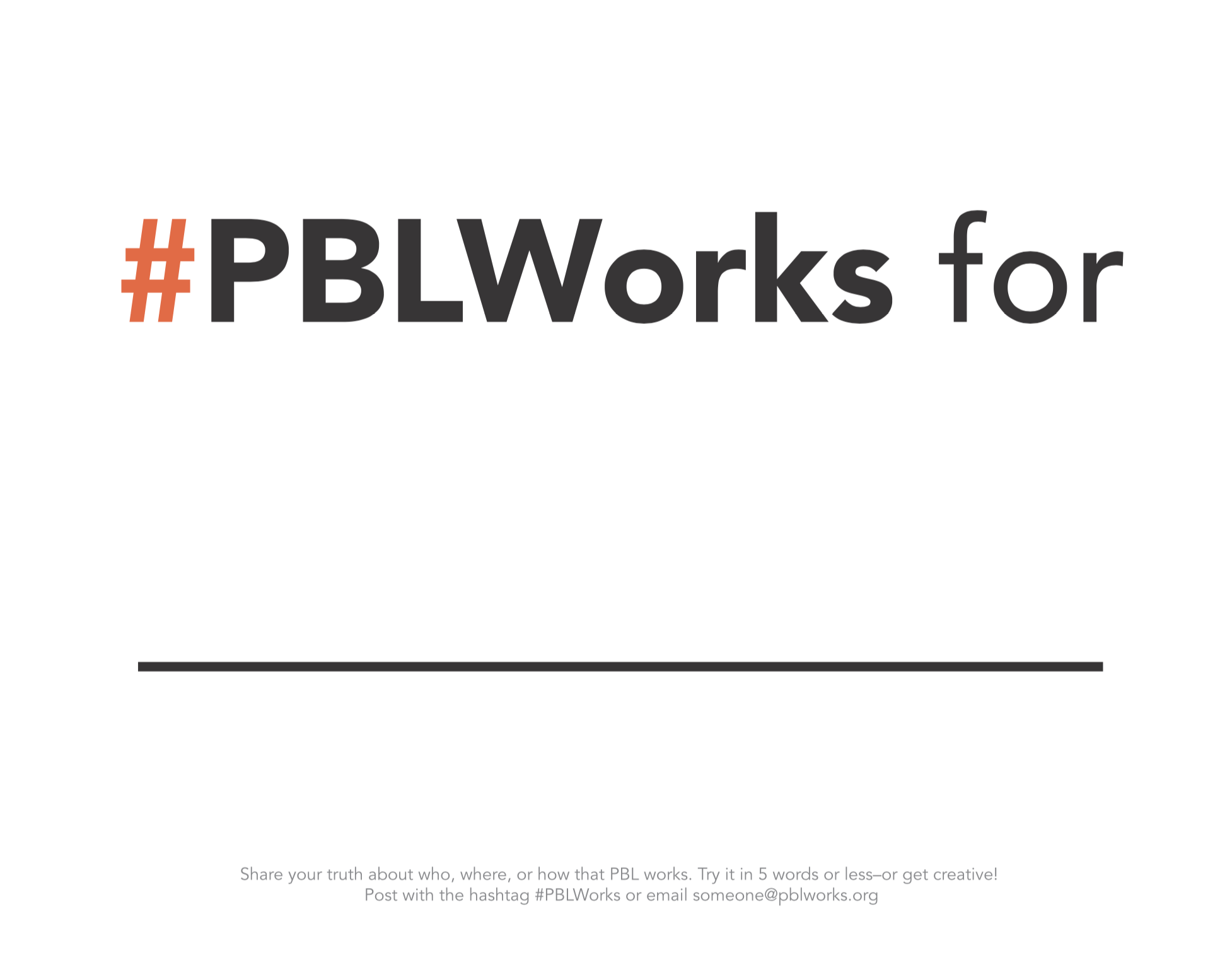 PBLWorks for fill-in-the-blank