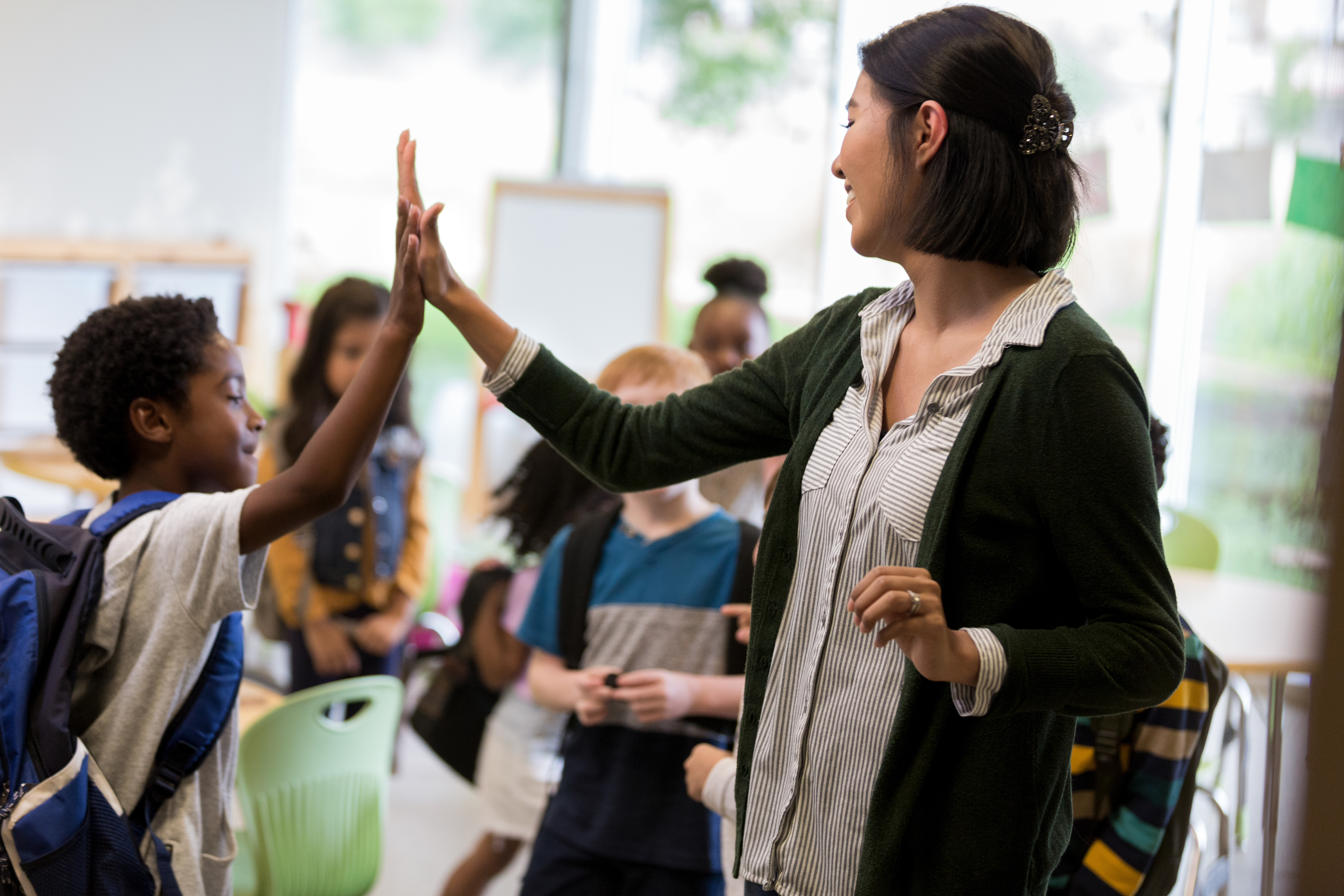 teacher high 5