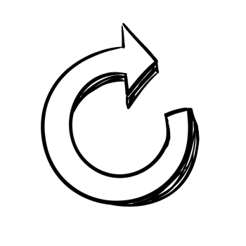Circle arrow illustration
