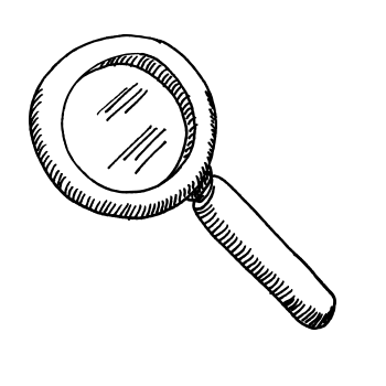 illustration of magnifying glass