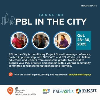 PBL in the City Oct 28-30, 2025