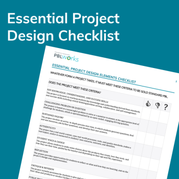 PBL Library - Essential Project Design Checklist
