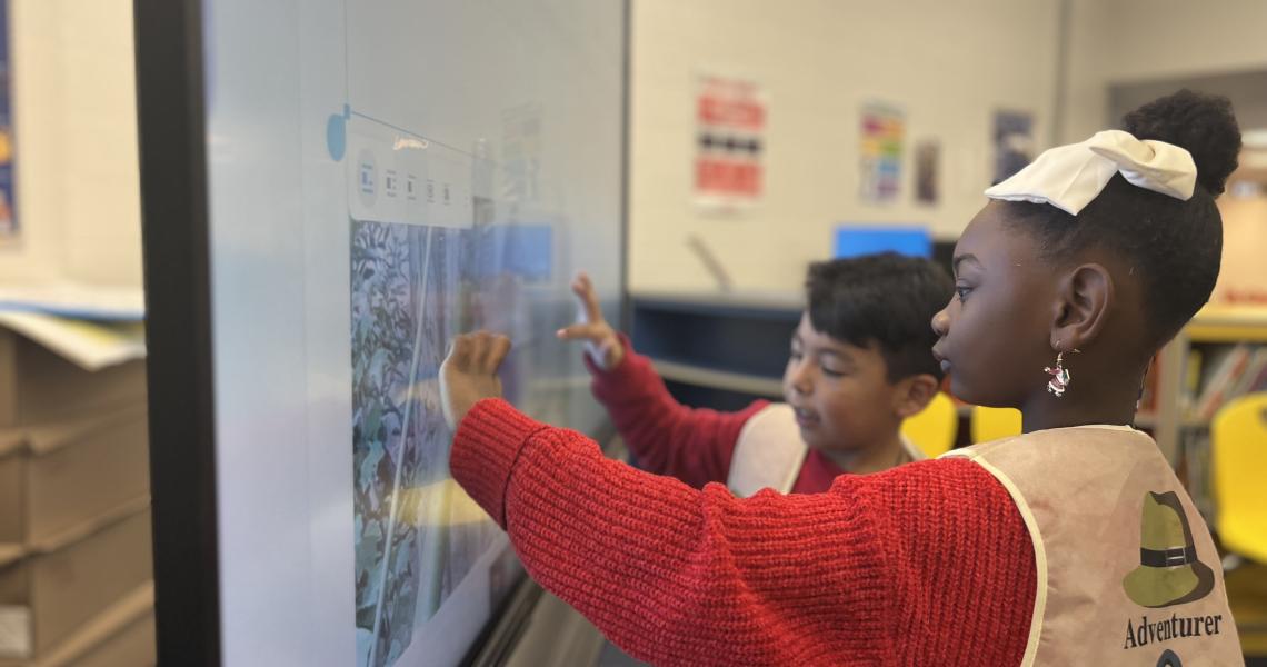 Students at Clayton Co. Showcase 