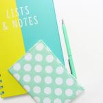 Notebooks and to-do list