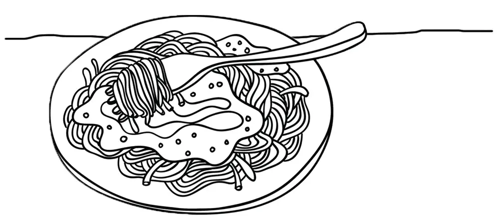 Plate of pasta