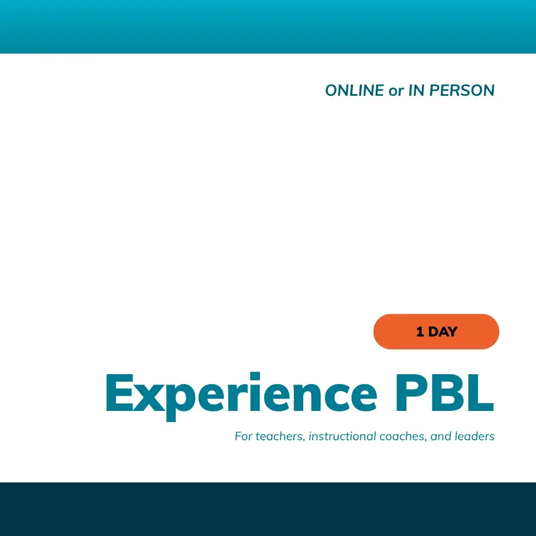 Experience PBL, a one-day "slice" of PBL