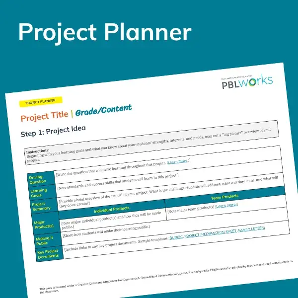 PBL Library - Project Planner