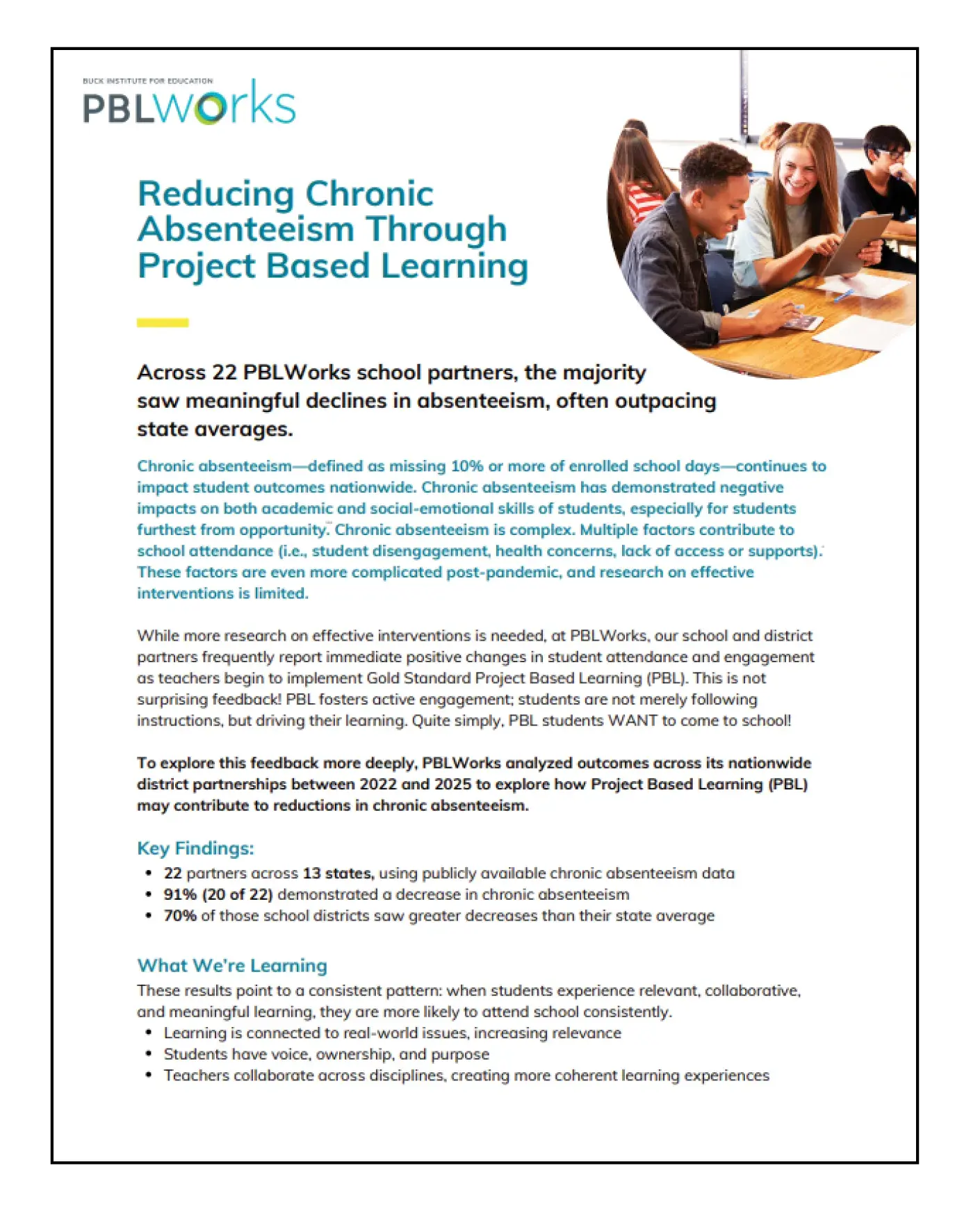 chronic absenteeism report